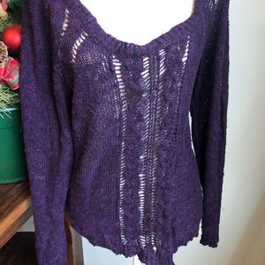 Maurices women’s size xl purple sweater